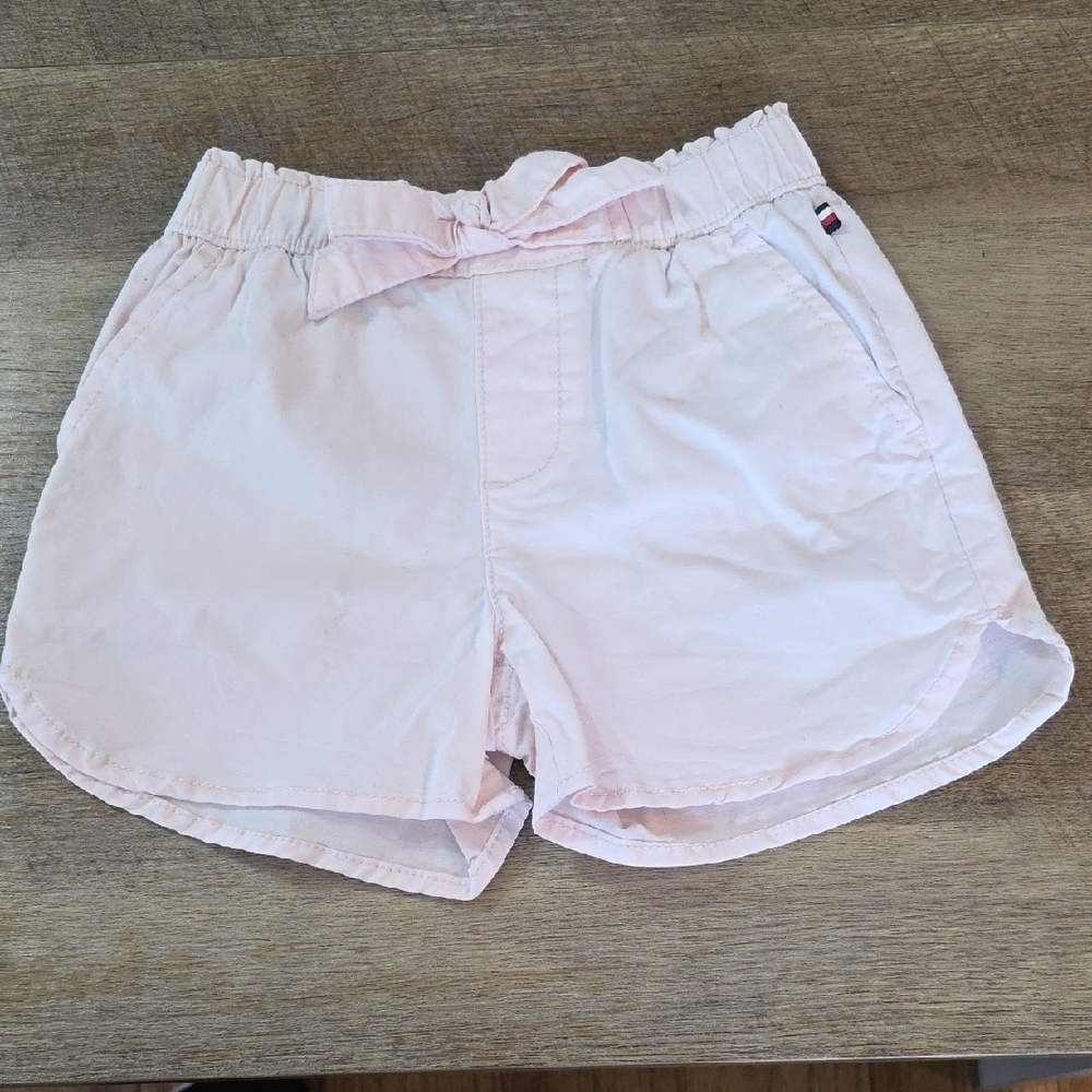 Tommy Hilfiger Pink Elastic Waist Shorts. Girls Size 4